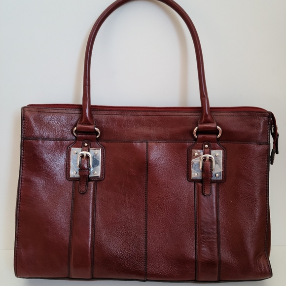 Wilsons Leather Handbags - Wilson's Leather Briefcase Laptop Work Bag Tote. NWOT